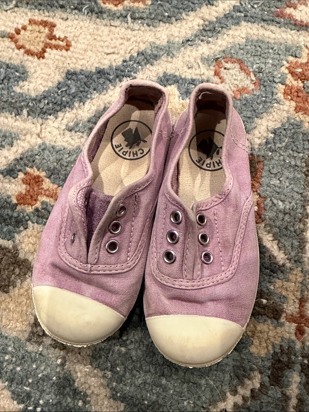 Chipie Kids Slip-On Canvas Sneakers in Light Purple